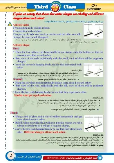 ملزمة فيزياء صف ثالث متوسط متميزين