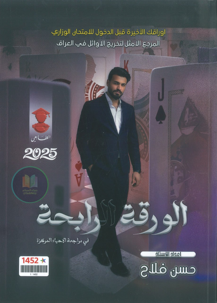 ملزمة مراجعة مركزة احياء حسن فلاح السادس العلمي 2025 PDF