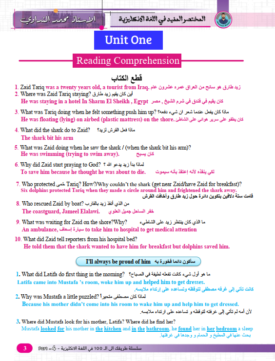 ملزمة مراجعة مركزة انكليزي محمد النداوي السادس الاعدادي 2025 العلمي و الادبي PDF