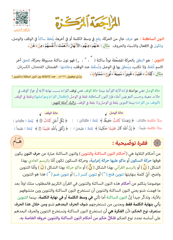 ملزمة مراجعة مركزة اسلامية ساجد العكيلي السادس الاعدادي 2025 العلمي و الادبي PDF