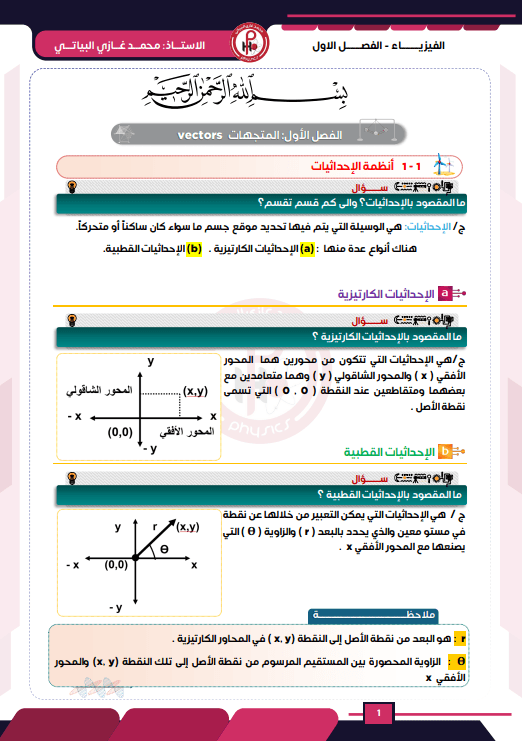 ملزمة فيزياء محمد غازي البياتي الخامس العلمي 2025 PDF