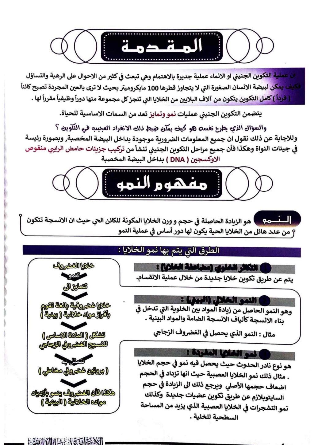 ملزمة احياء نورا الدايني السادس العلمي 2026 الجزء الثاني PDF