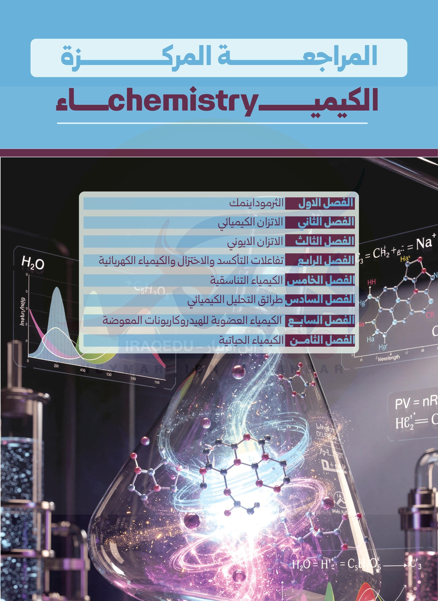 ملزمة مراجعة مركزة كيمياء نيمار ابن الانبار السادس العلمي 2026 PDF